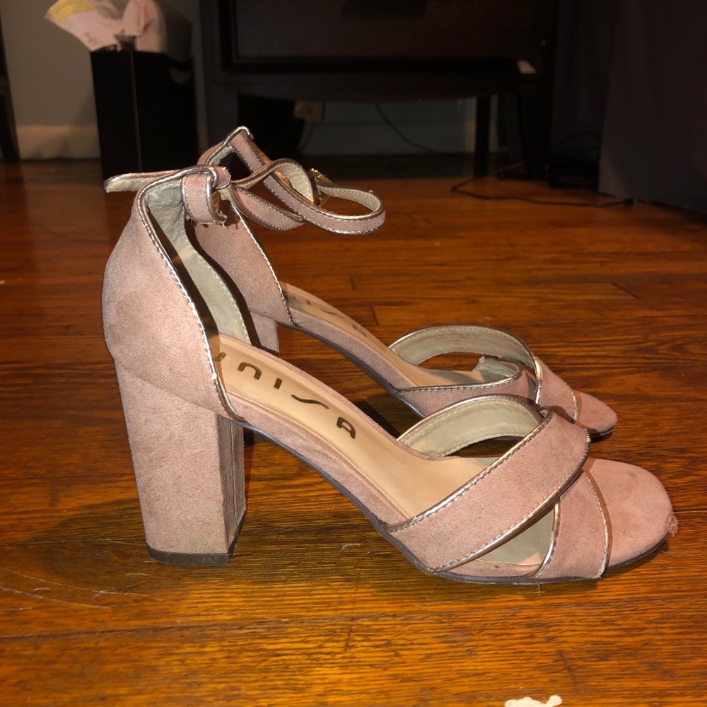Blush pink heels
